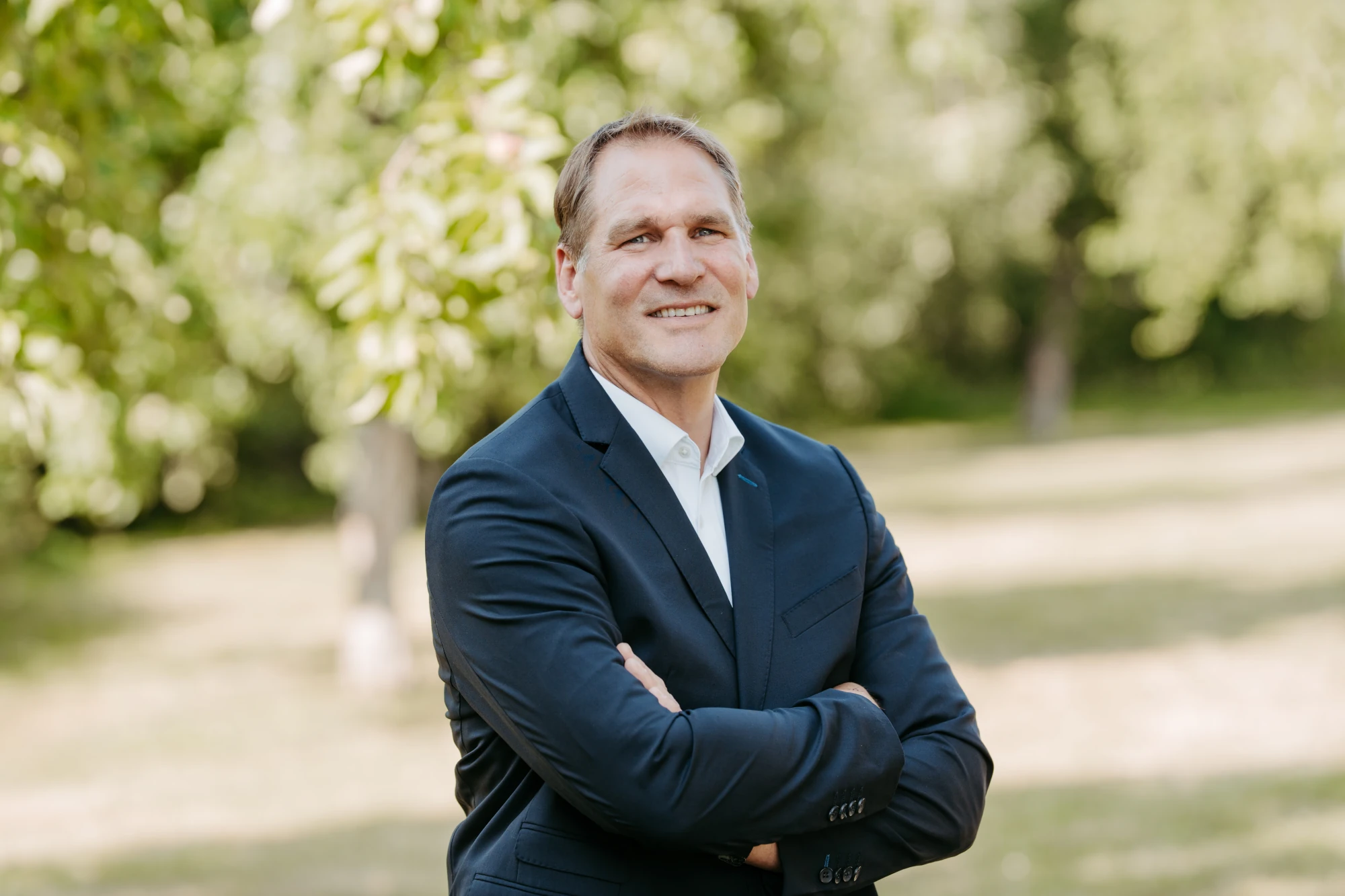 Alexander Westermann im Wahlkampf in Hemhofen und Zeckern